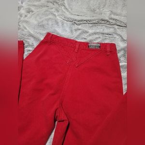 Vintage Red Rockies Jeans size 11/12 x 36